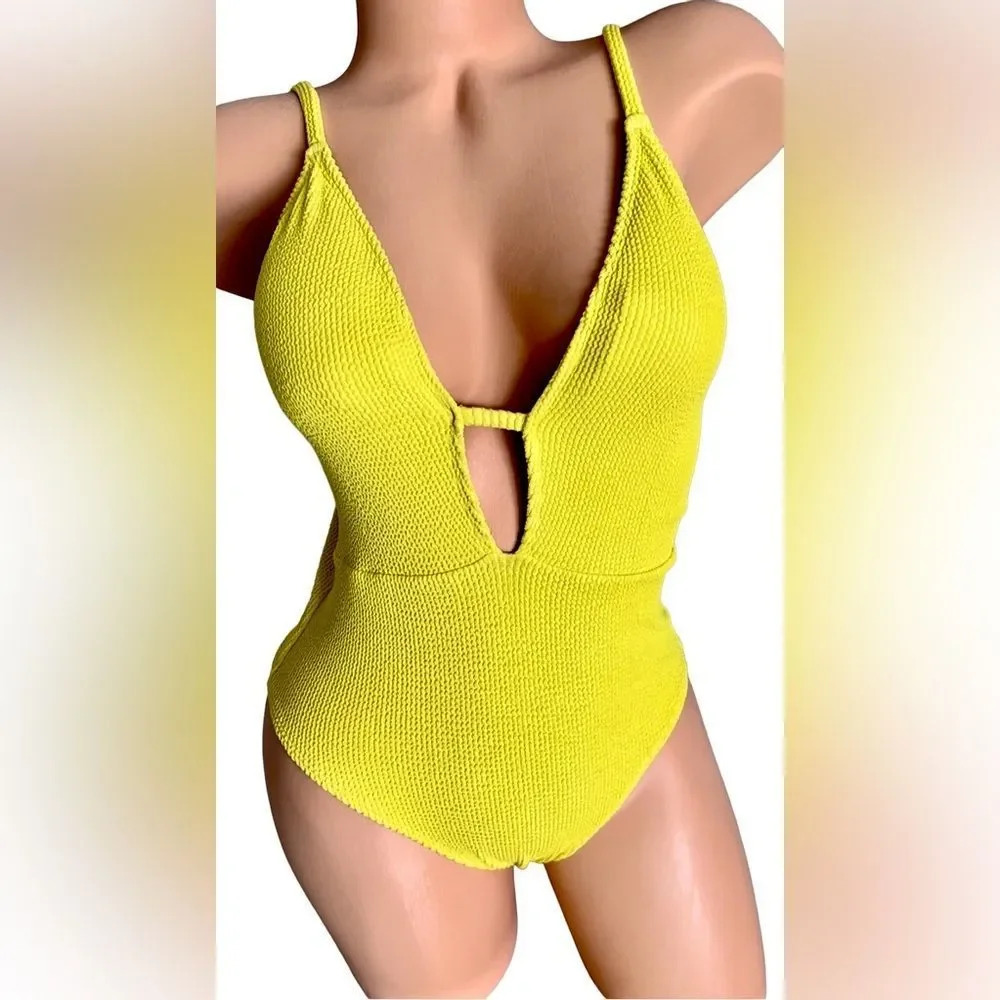 One piece Paloma Yellow Swimsuit.